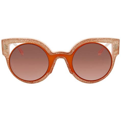 Fendi Paradeyes Red Gradient Cat Eye Ladies 